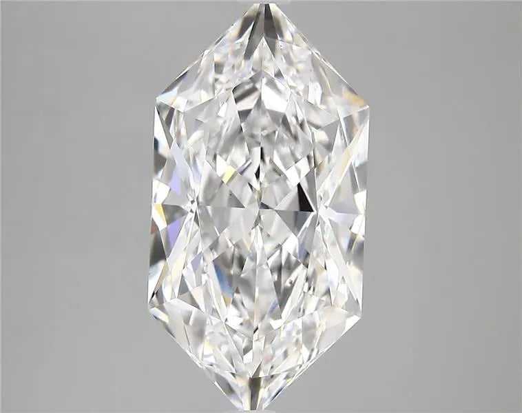 4.37ct Hexagonal Lab Grown Diamond (Colour D, Clarity VS1, IGI Certified)