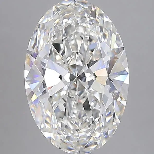 4.41ct Oval Lab Grown Diamond (Colour G, Clarity VVS2, IGI Certified)