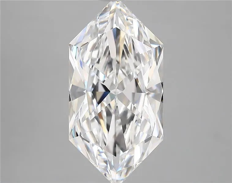 4.47ct Hexagonal Lab Grown Diamond (Colour D, Clarity VVS2, IGI Certified)