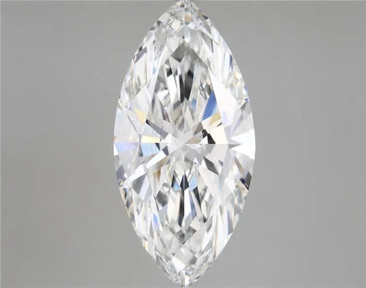 4.56ct Marquise Lab Grown Diamond (Colour F, Clarity SI1, IGI Certified)