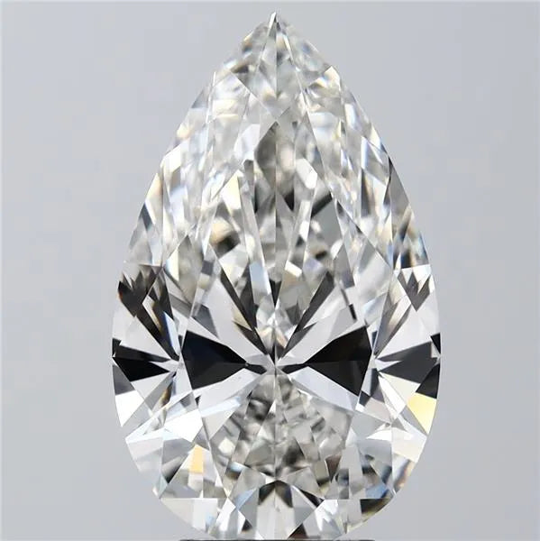 4.56ct Pear Lab Grown Diamond (Colour G, Clarity VVS2, IGI Certified)