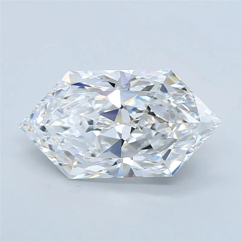 4.57ct Hexagonal Lab Grown Diamond (Colour E, Clarity VS1, IGI Certified)