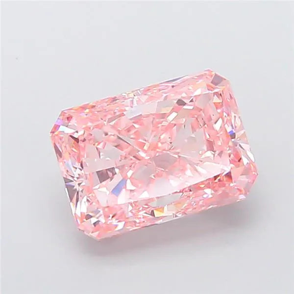 4.63ct Radiant Lab Grown Diamond (Colour Fancy Vivid Pink, Clarity VS1, IGI Certified)