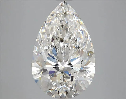 4.69ct Pear Lab Grown Diamond (Colour F, Clarity SI1, IGI Certified)