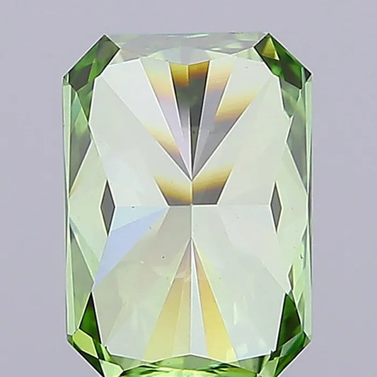 1.50ct Radiant Lab Grown Diamond (Colour Fancy Vivid Green, Clarity VS1, IGI Certified)