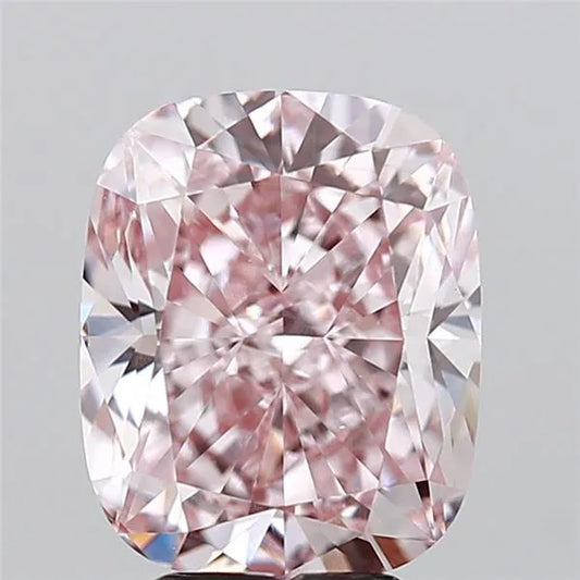 5.02ct Cushion modified Lab Grown Diamond (Colour Fancy Brownish Pink, Clarity VS1, Cut VG, IGI Certified)