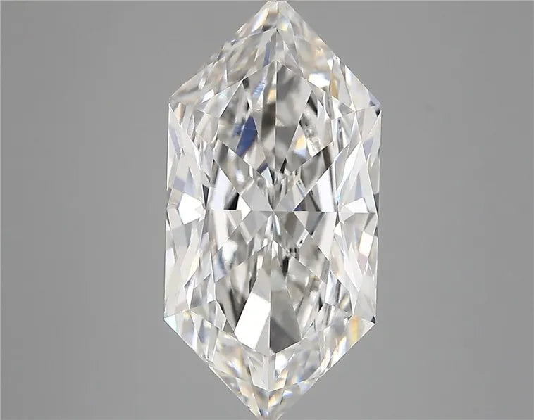 5.02ct Hexagonal Lab Grown Diamond (Colour E, Clarity VVS2, IGI Certified)
