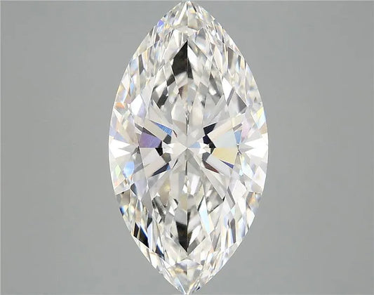 5.02ct Marquise Lab Grown Diamond (Colour F, Clarity VVS2, IGI Certified)