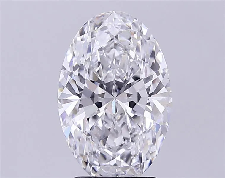 5.03ct Oval Lab Grown Diamond (Colour D, Clarity VVS2, IGI Certified)