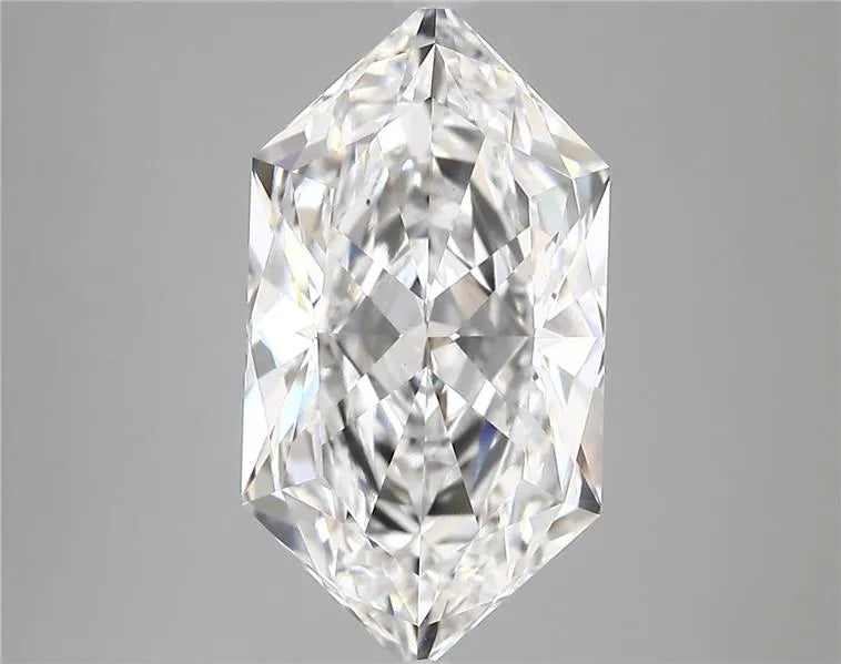5.04ct Hexagonal Lab Grown Diamond (Colour D, Clarity VVS2, IGI Certified)