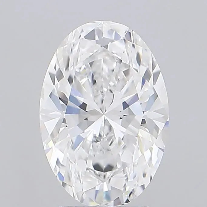 5.04ct Oval Lab Grown Diamond (Colour E, Clarity VVS1, IGI Certified)