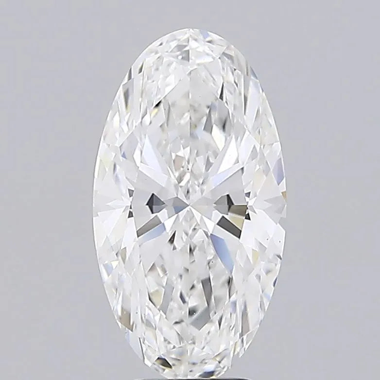 5.04ct Oval Lab Grown Diamond (Colour F, Clarity VS1, IGI Certified)