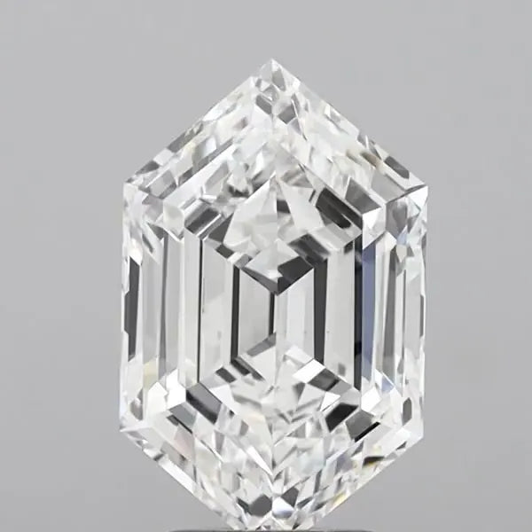 5.07ct Hexagonal Lab Grown Diamond (Colour E, Clarity VS1, IGI Certified)