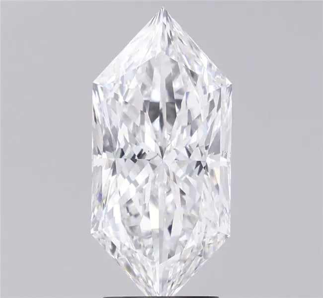5.07ct Hexagonal Lab Grown Diamond (Colour E, Clarity VS2, IGI Certified)