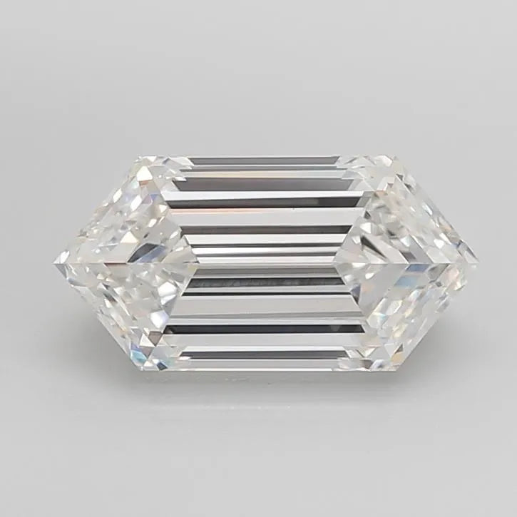 5.08ct Hexagonal Lab Grown Diamond (Colour F, Clarity VVS2, IGI Certified)