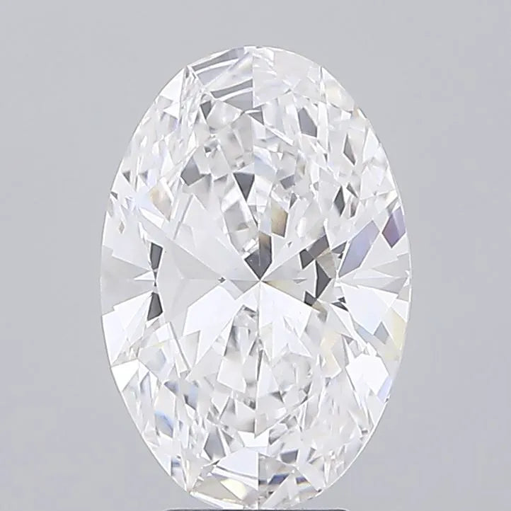 5.08ct Oval Lab Grown Diamond (Colour E, Clarity VVS2, IGI Certified)