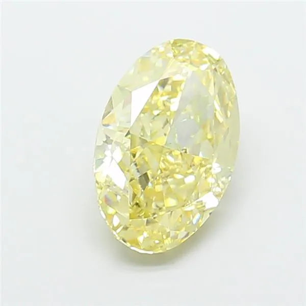 5.08ct Oval Lab Grown Diamond (Colour Fancy Yellow, Clarity VS1, IGI Certified)