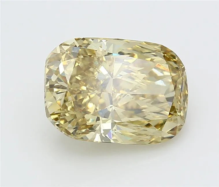 5.09ct Cushion modified Lab Grown Diamond (Colour Fancy Intense Yellow, Clarity VS1, IGI Certified)