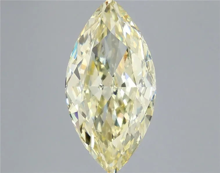 5.09ct Marquise Lab Grown Diamond (Colour Fancy Light Yellow, Clarity VVS2, IGI Certified)