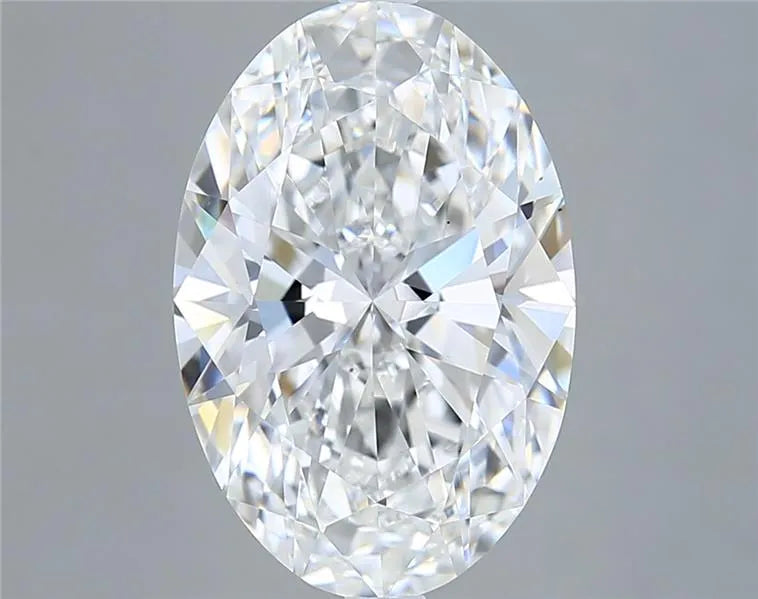 5.10ct Oval Lab Grown Diamond (Colour D, Clarity VS2, IGI Certified)