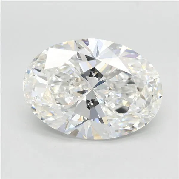5.10ct Oval Lab Grown Diamond (Colour F, Clarity VVS1, IGI Certified)