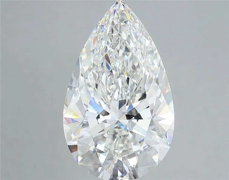 5.10ct Pear Lab Grown Diamond (Colour F, Clarity VVS2, IGI Certified)