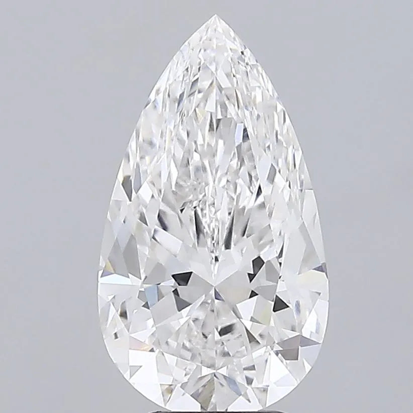 5.17ct Pear Lab Grown Diamond (Colour E, Clarity VVS2, IGI Certified)
