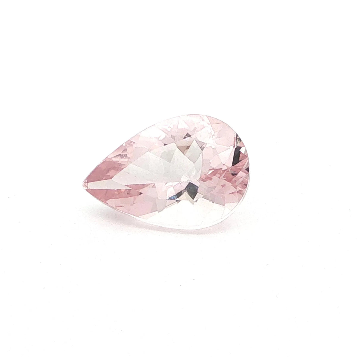5.30ct Pear Natural Morganite (Colour Pink, Clarity Eye Clean, Cut Faceted)