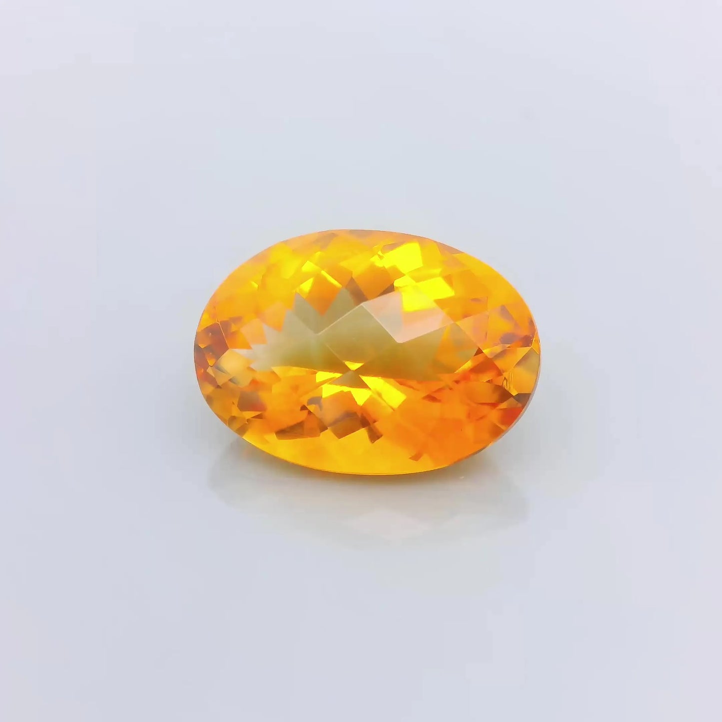 5.46ct Oval Natural Citrine (Colour Yellow, Clarity Eye Clean, Cut Faceted)