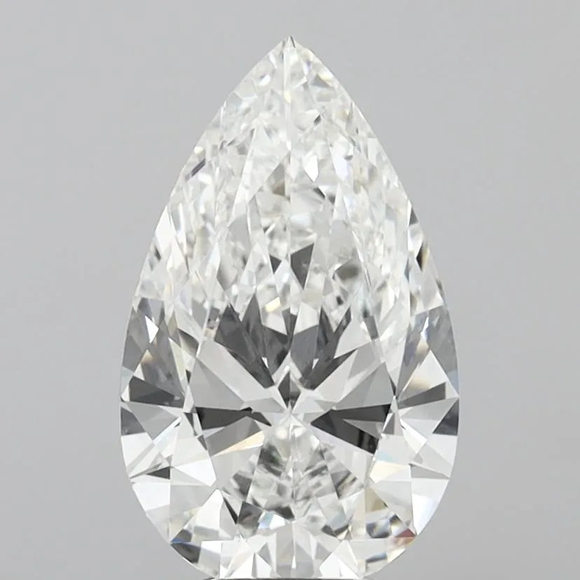 5.53ct Pear Lab Grown Diamond (Colour F, Clarity VS1, IGI Certified)