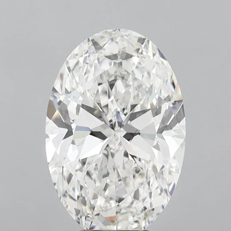 5.56ct Oval Lab Grown Diamond (Colour F, Clarity VS1, IGI Certified)