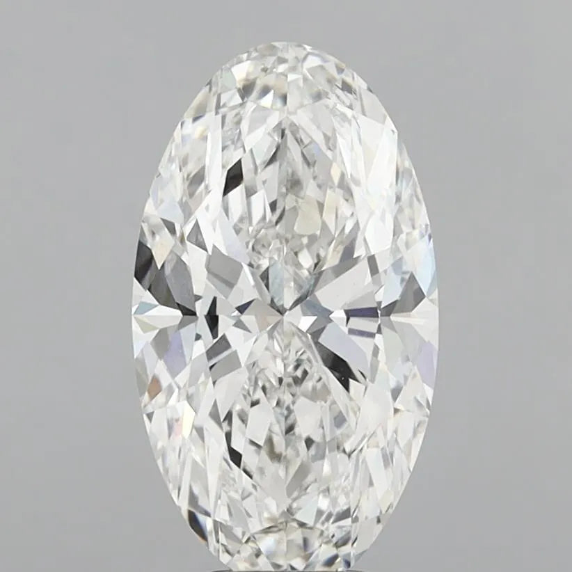 5.58ct Oval Lab Grown Diamond (Colour F, Clarity VVS2, IGI Certified)