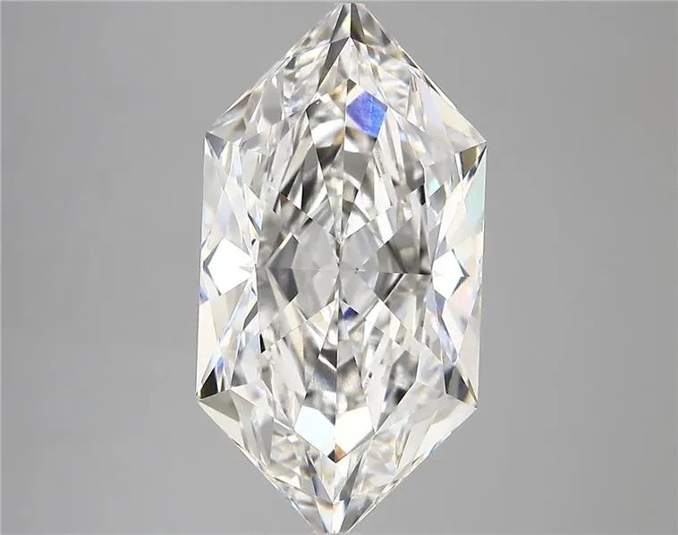 5.67ct Hexagonal Lab Grown Diamond (Colour E, Clarity VVS2, IGI Certified)