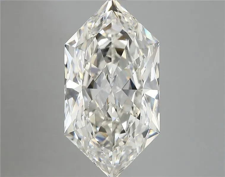 5.75ct Hexagonal Lab Grown Diamond (Colour G, Clarity VS1, IGI Certified)
