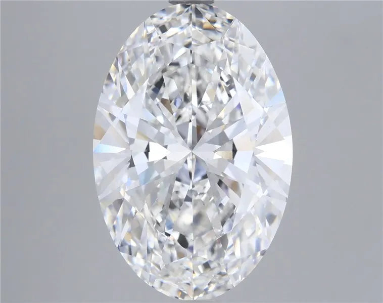 6.00ct Oval Lab Grown Diamond (Colour D, Clarity VVS2, IGI Certified)