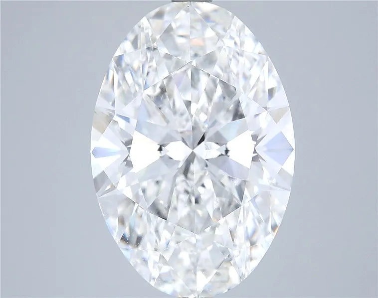 6.00ct Oval Lab Grown Diamond (Colour E, Clarity VVS2, IGI Certified)