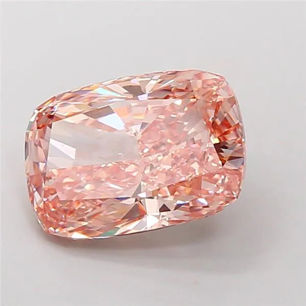 6.01ct Cushion modified Lab Grown Diamond (Colour Fancy Intense Brown Pink, Clarity VS1, IGI Certified)