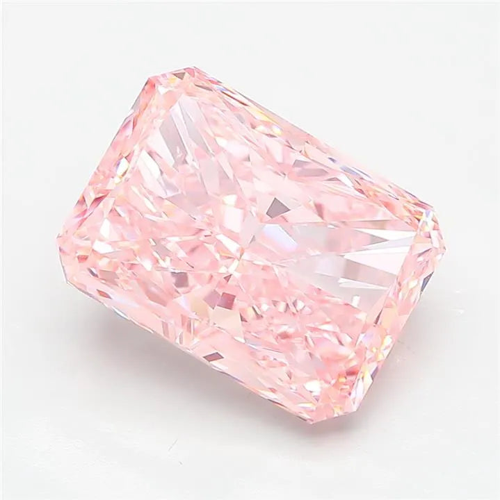 6.01ct Radiant Lab Grown Diamond (Colour Fancy Intense Pink, Clarity VVS2, IGI Certified)
