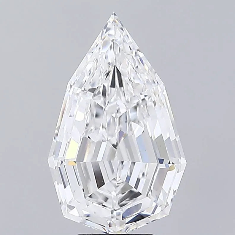 6.08ct Pear Lab Grown Diamond (Colour D, Clarity VVS2, IGI Certified)