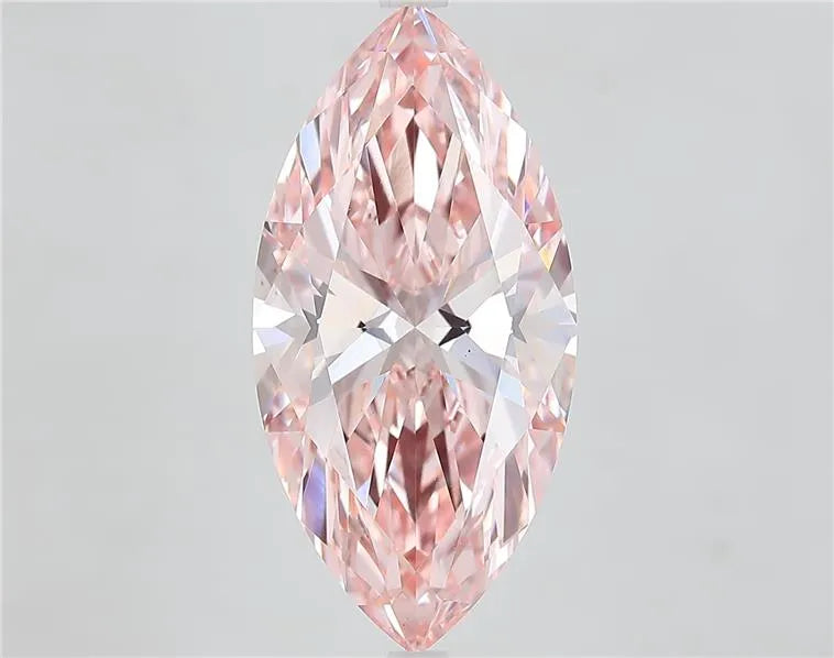 6.55ct Marquise Lab Grown Diamond (Colour Fancy Vivid Pink, Clarity VS1, IGI Certified)
