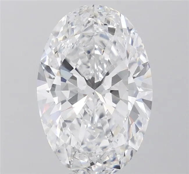 6.56ct Oval Lab Grown Diamond (Colour D, Clarity VVS2, IGI Certified)