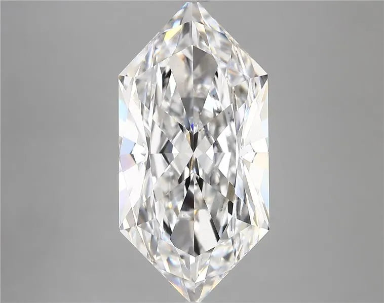 6.57ct Hexagonal Lab Grown Diamond (Colour E, Clarity VS1, IGI Certified)