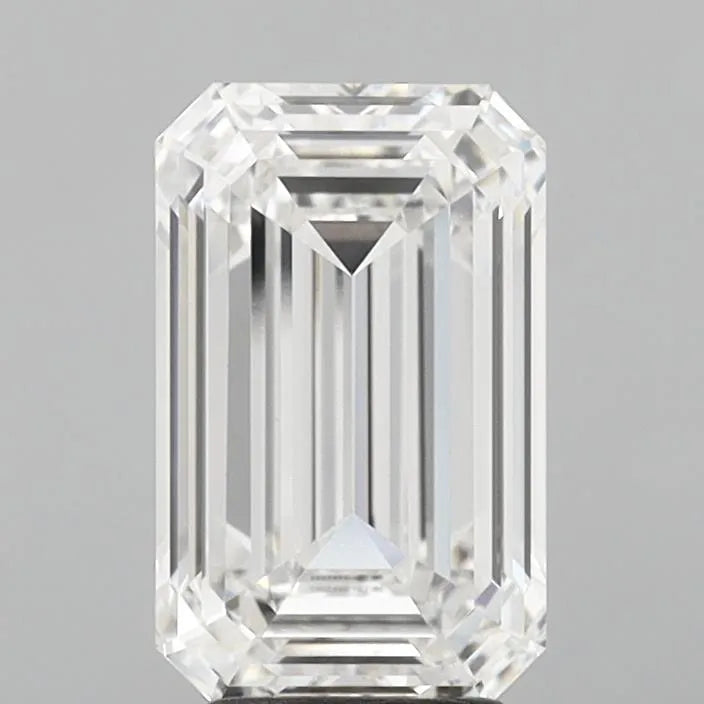 4.08ct Emerald Lab Grown Diamond (Colour F, Clarity VVS2, IGI Certified)