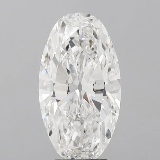 4.01ct Oval Lab Grown Diamond (Colour E, Clarity VVS2, IGI Certified)