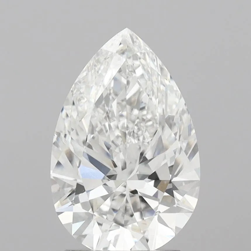 2.50ct Pear Lab Grown Diamond (Colour E, Clarity VVS2, IGI Certified)