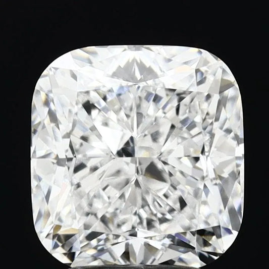 3.66ct Cushion brilliant Lab Grown Diamond (Colour D, Clarity VVS2, IGI Certified)