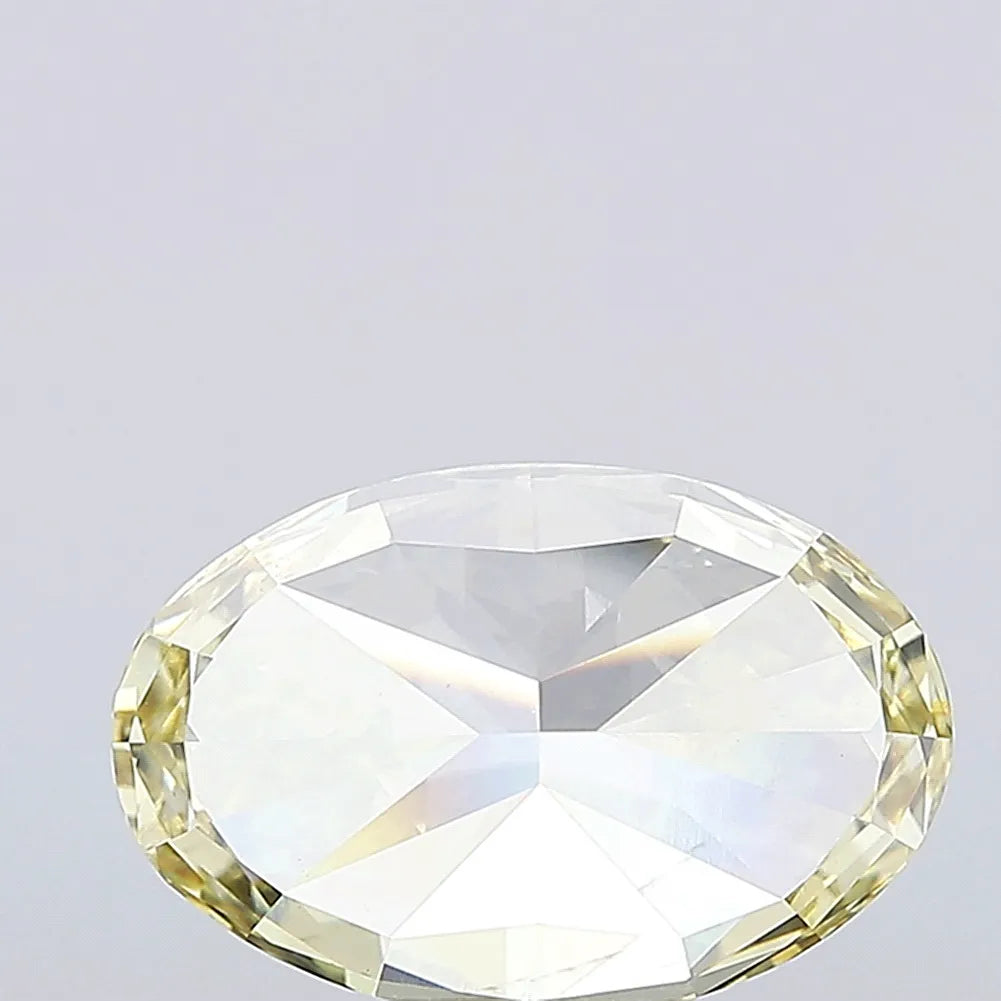 7.08ct Oval Lab Grown Diamond (Colour Fancy Intense Yellow, Clarity VS1, IGI Certified)