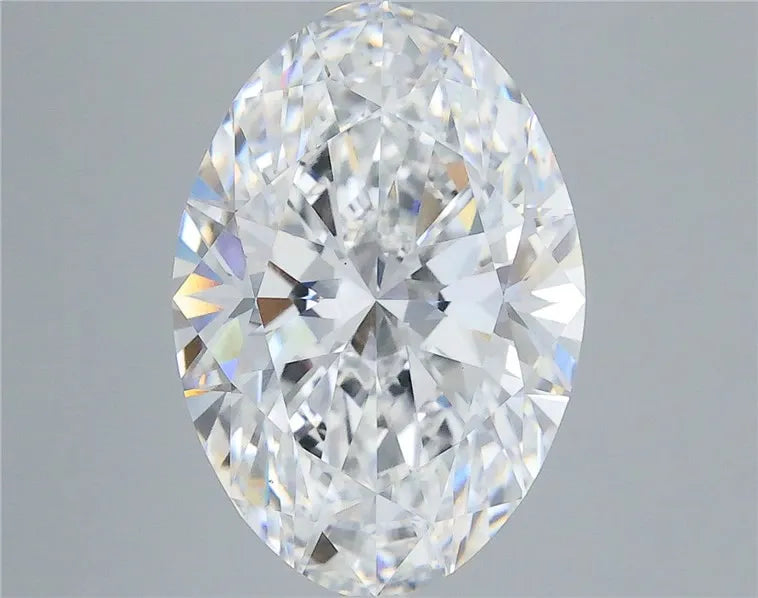 7.10ct Oval Lab Grown Diamond (Colour D, Clarity VS1, IGI Certified)