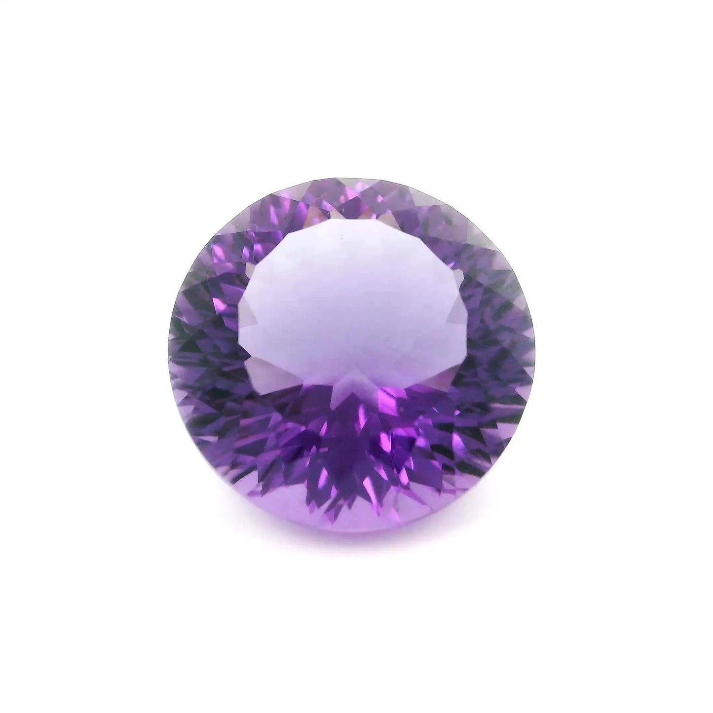 7.42ct Round Natural Amethyst (Colour Purple, Clarity Eye Clean, Cut Faceted)
