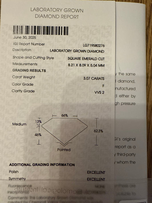Loose Ascher Diamond  Dow
